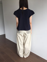 パッチリベットバルーンパンツ (2color)