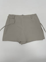 Slit Wrap Skirt Pants