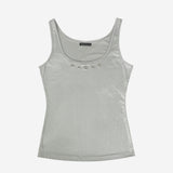 GLOW EYELET SLEEVELESS #EMERALD