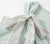 Zelia Check Ribbon Tee