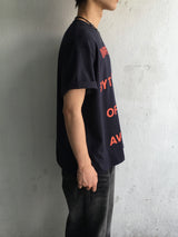 ザフィアー レタリングショートスリーブTシャツ 4C