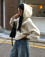 [ORIGINAL] ラッピングレオパードフリースフーディー