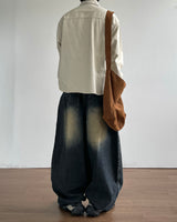 Dust Washed Denim Pants