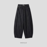 Low waist tab denim pants -1C