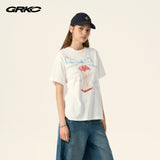リラックスドTシャツウィズアンアップル