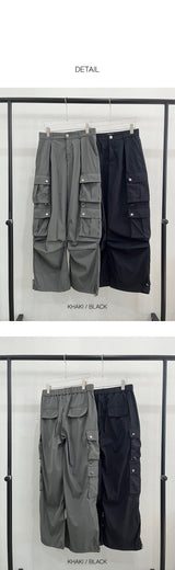 [S/S]ナイロンパラシュートカーゴパンツ(2color)