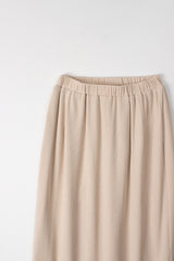 Jersey Long skirt (Beige)