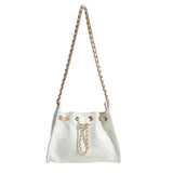Premium Crocodile Pattern Chain Square Bag - Luxurious Crocodile Pattern Bag