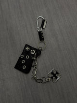 レザーカラビナキーリング(BLACK)