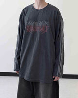 クルー トラック ピグメント ロングスリーブ Tシャツ