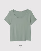 Soft Modal Basic Short Sleeve T-shirt (6color)