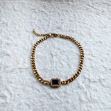 Deep Blue Halo Bracelet