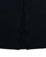  CUT LONG SKIRT (BLACK) WOMENS