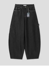 WORK STRIPE BALLOON JEANS