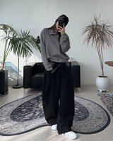 Heid Check Layered Balloon Pants
