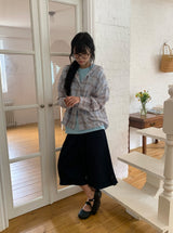 Fleur Wide Roll-up Banding Bermuda Pants
