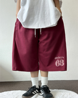 サイドピンタックナンバーリングバミューダ❤🖤🤎🩶🤍6カラー