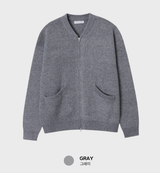 Daily Two-Way Knit Zip-Up