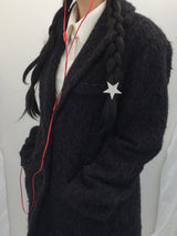 Hairy cream jacket