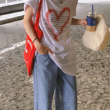 ハートスプレーボックス半袖Tシャツ