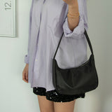 nylon mini hobo bag_black
