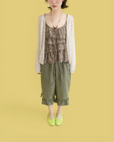 Frill capri pants (2 color)