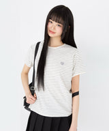 COMFORT STRIPE HALF T-SHIRT [3color]
