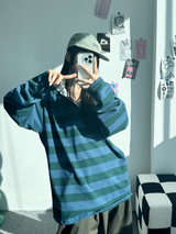 Y-D オーバーバルーンコットンパンツ🩶🖤💚 - 3 カラーズ