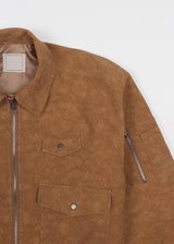 POCKET SUEDE BLOUSON