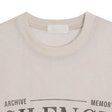 [Unisex]ベルベットメッシュハーフTシャツ(4color)