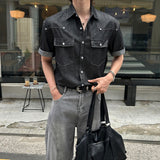 LMN Kubo Slit Curved Denim Pants (3 colors)