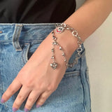 stainless heart bracelet