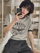 スピーディープリント リンガー 半袖Tシャツ