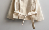 Pony Thick Belt Double High Neck Coat