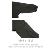 'Shh!' オーバーフィットフーディー (KHAKI CHARCOAL)
