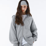 [Unisex] ベーシックラインオーバーフィット2ウェイジップアップ (4color)