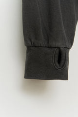 Gell Pigment Waffled Hooded Top