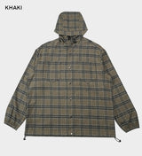 (UNISEX) Brany Flannel Hood Shirt