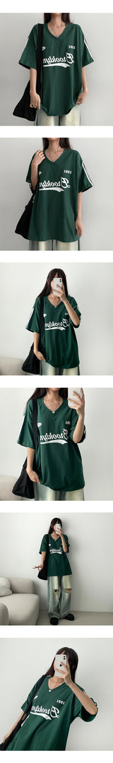 エアートゥラインVネック半袖Tシャツ