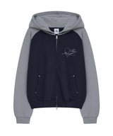 2 lv hood zip up (navy)