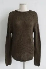 CHUNKY KNIT OVERSIZED PULLOVER (4COLORS!)