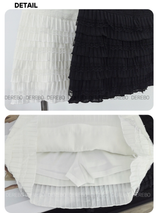 French mini frill skirt