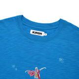 フィッシングピープルグラフィックルーズフィットTシャツ [BLUE]