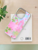 【MADE】Pink Berry Garden Silver Bumper Case