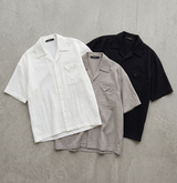 Pointed Flap Wide Short Sleeve
