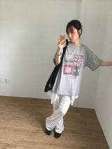ムッシューブーツカットパンツ (2color)