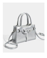 Mini Buckle Square Lock Tote Shoulder Bag