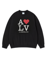 25FW LOVE ADLVスウェットシャツ ブラック