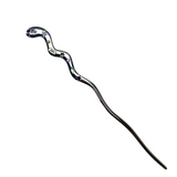 Kitsch cubic snake ornamental hairpin_1