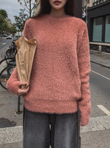 ブローアンゴララウンドニット